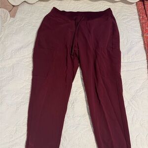 Mandala Women’s Scrub Joggers - Wine
